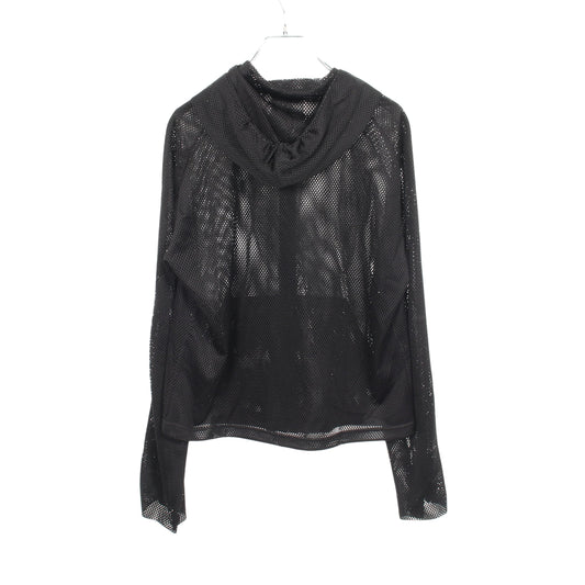 メッシュ パーカー ブラック シャネル アウター CHANEL