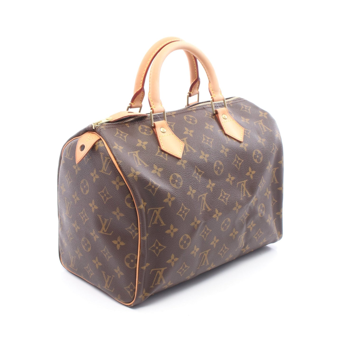 スピーディ30 モノグラム ハンドバッグ PVC レザー ブラウン ルイヴィトン バッグ LOUIS VUITTON