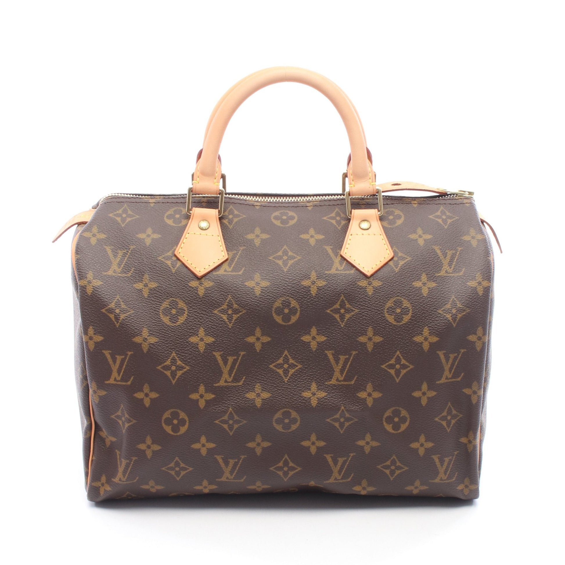 スピーディ30 モノグラム ハンドバッグ PVC レザー ブラウン ルイヴィトン バッグ LOUIS VUITTON