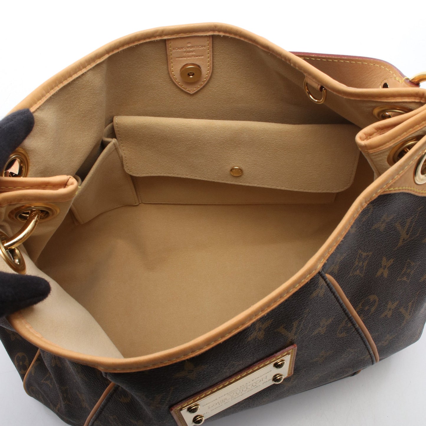 ガリエラPM モノグラム ワンショルダーバッグ PVC レザー ブラウン ルイヴィトン バッグ LOUIS VUITTON