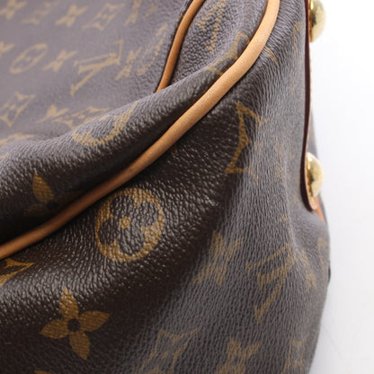 ガリエラPM モノグラム ワンショルダーバッグ PVC レザー ブラウン ルイヴィトン バッグ LOUIS VUITTON