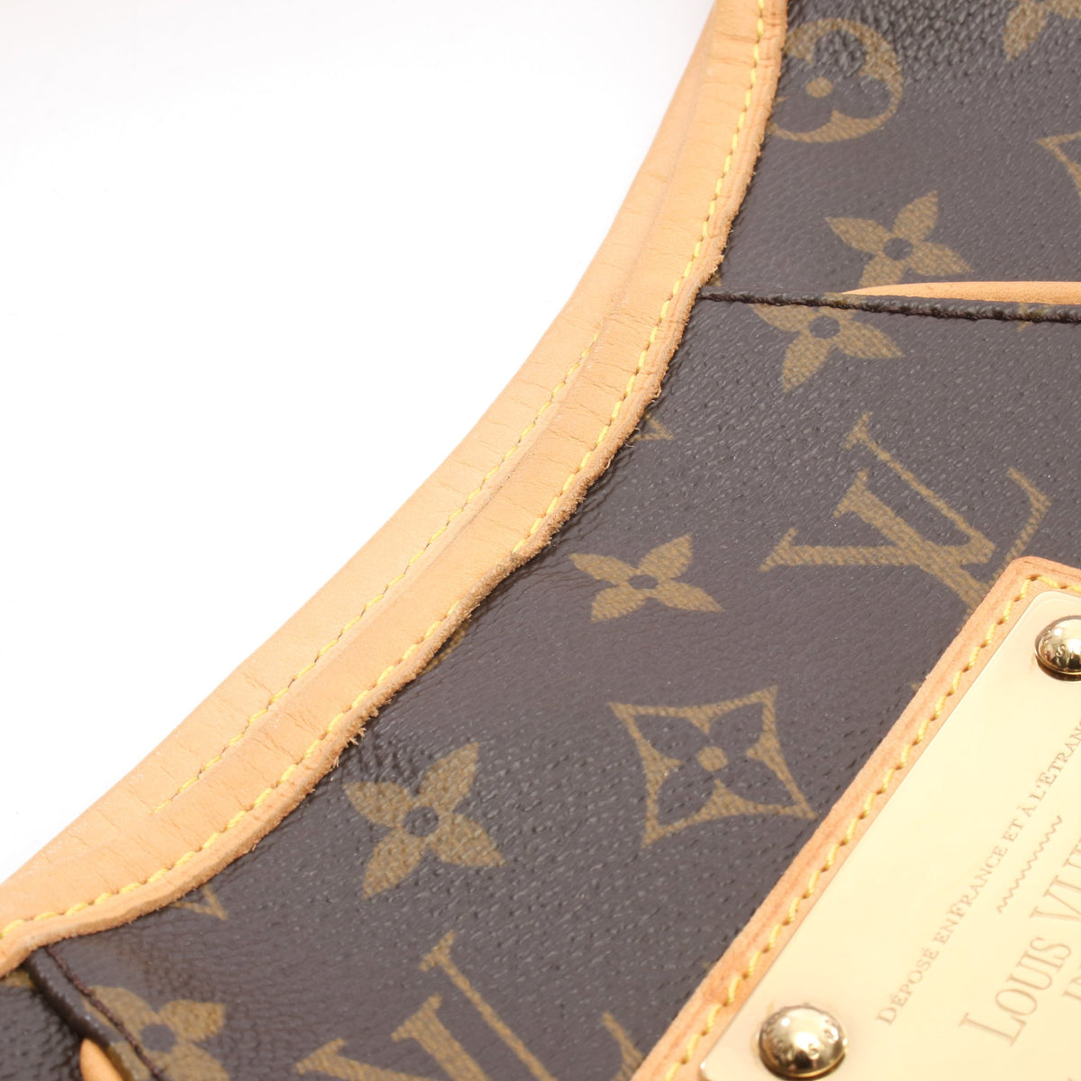 ガリエラPM モノグラム ワンショルダーバッグ PVC レザー ブラウン ルイヴィトン バッグ LOUIS VUITTON