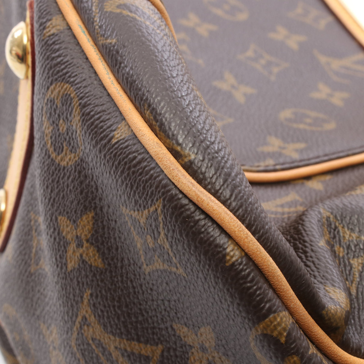 ガリエラPM モノグラム ワンショルダーバッグ PVC レザー ブラウン ルイヴィトン バッグ LOUIS VUITTON