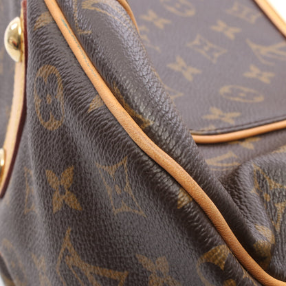 ガリエラPM モノグラム ワンショルダーバッグ PVC レザー ブラウン ルイヴィトン バッグ LOUIS VUITTON