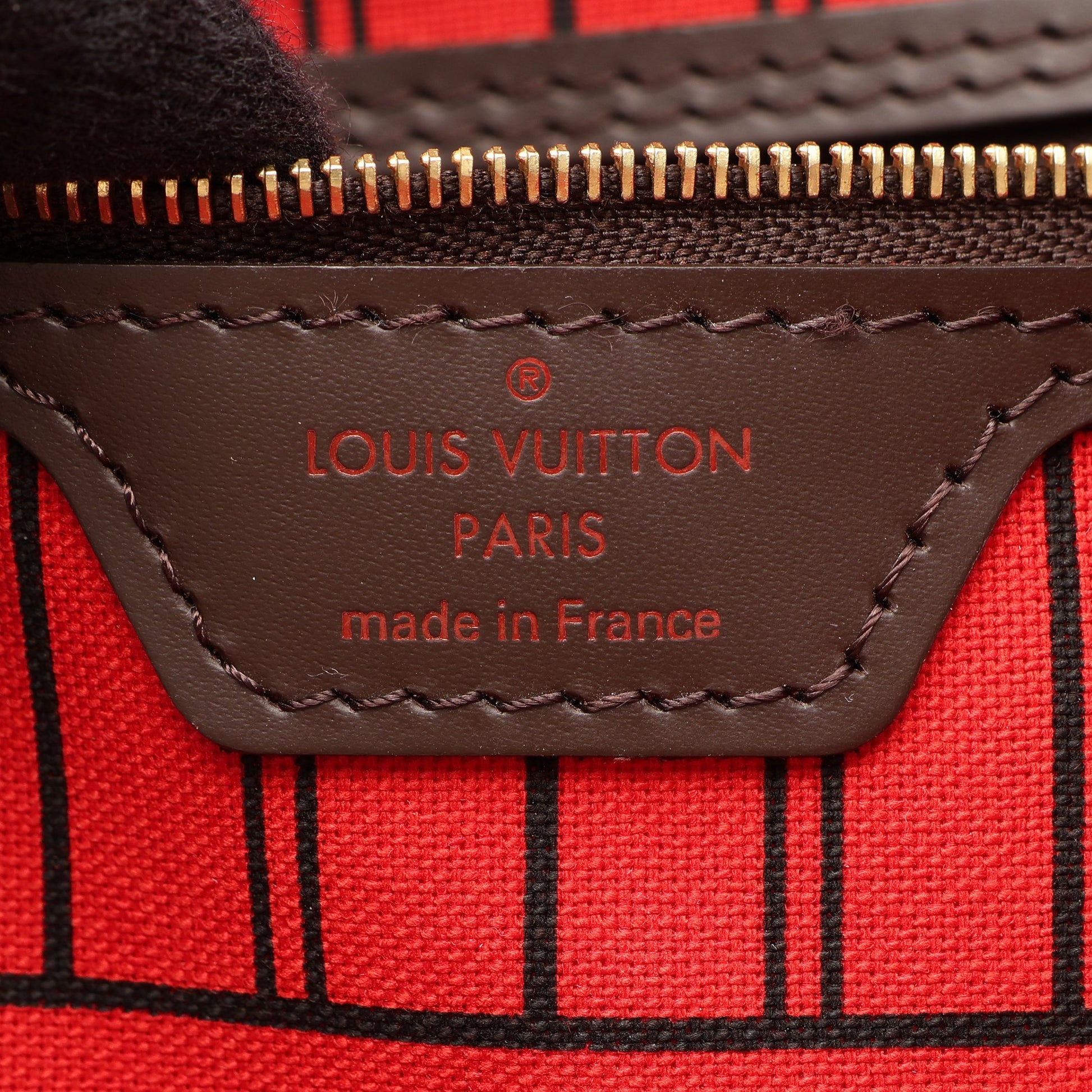 ネヴァーフルPM ダミエエベヌ ハンドバッグ トートバッグ PVC レザー ブラウン ルイヴィトン バッグ LOUIS VUITTON