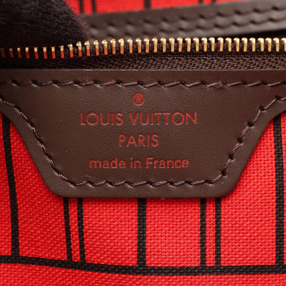 ネヴァーフルPM ダミエエベヌ ハンドバッグ トートバッグ PVC レザー ブラウン ルイヴィトン バッグ LOUIS VUITTON