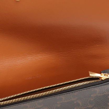 TAN タン トリオンフ ショルダーウォレット PVC レザー ブラック ブラウン セリーヌ バッグ CELINE