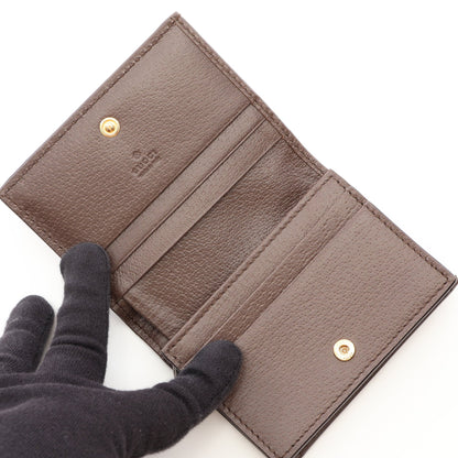 オフィディア GGスプリーム 二つ折り財布 PVC レザー ブラウン グレーベージュ グリーン グッチ 財布・小物 GUCCI