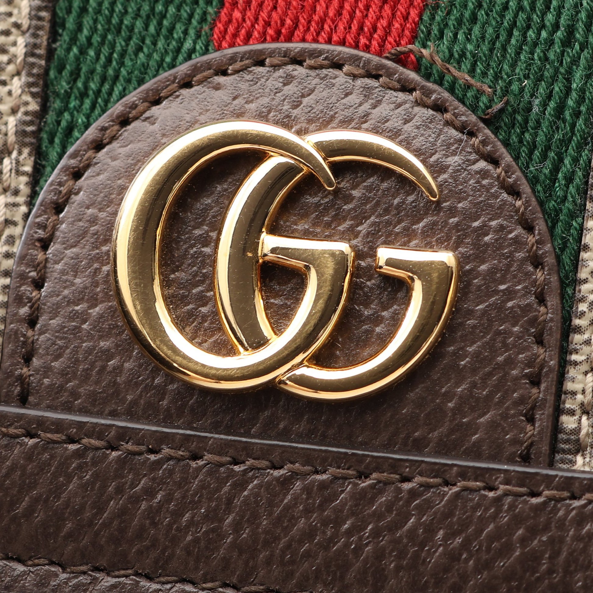 オフィディア GGスプリーム 二つ折り財布 PVC レザー ブラウン グレーベージュ グリーン グッチ 財布・小物 GUCCI