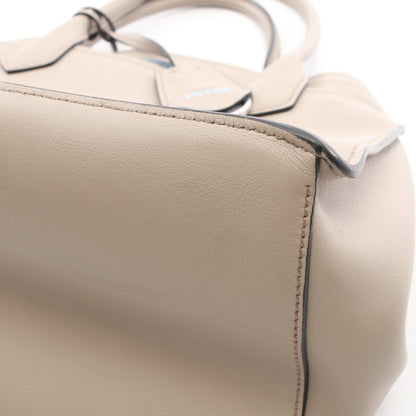 CITY CALF 2WAY ハンドバッグ レザー グレーベージュ プラダ バッグ PRADA