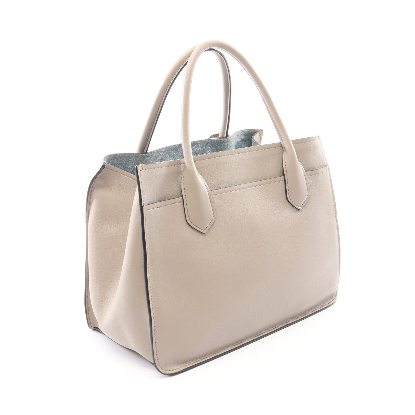 CITY CALF 2WAY ハンドバッグ レザー グレーベージュ プラダ バッグ PRADA