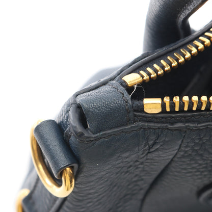 VIT DAINO ヴィッテロダイノ 2WAY ハンドバッグ トートバッグ レザー ネイビー プラダ バッグ PRADA