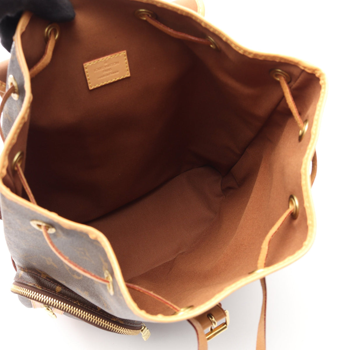 サックアド ボスフォール モノグラム バックパック リュックサック PVC レザー ブラウン ルイヴィトン バッグ LOUIS VUITTON