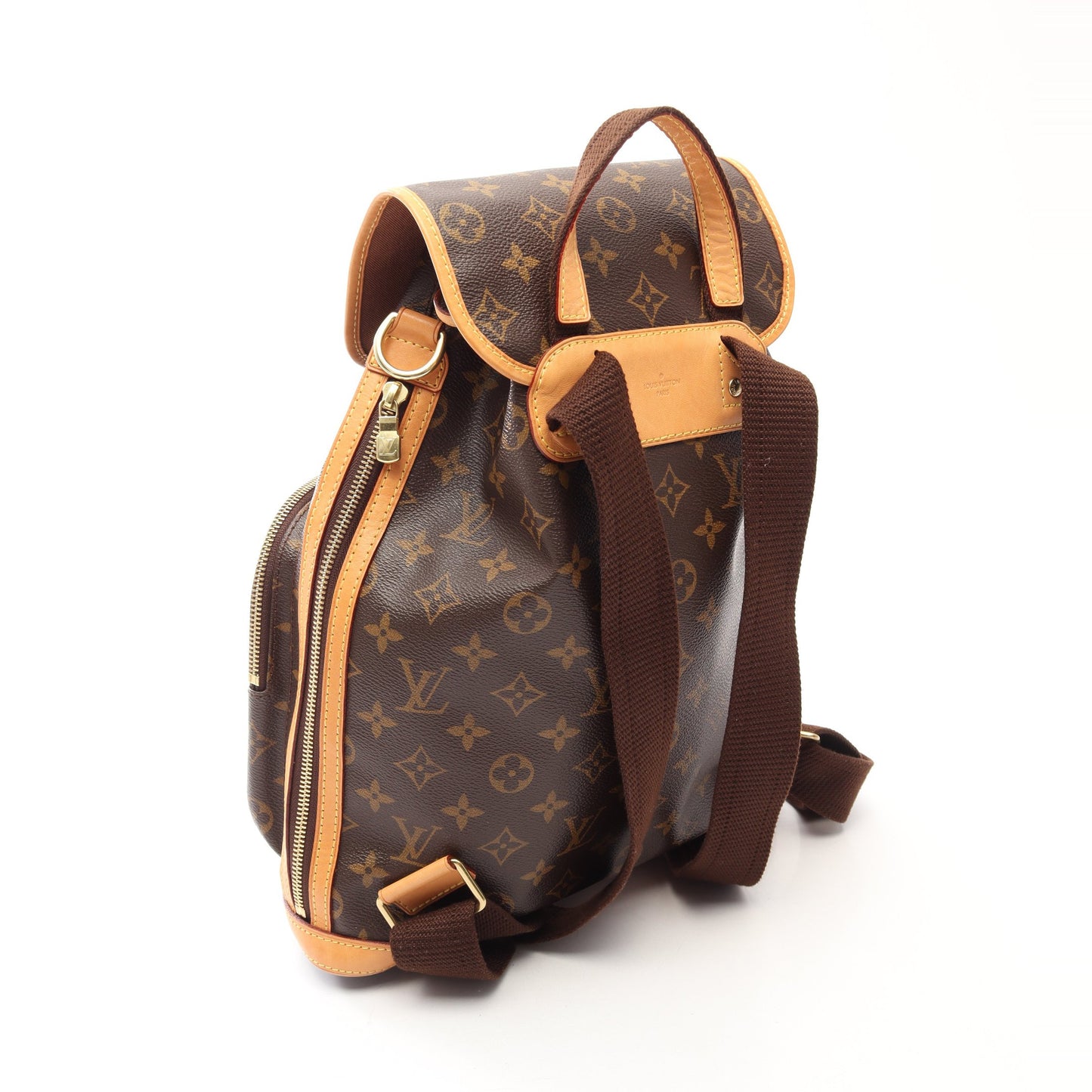 サックアド ボスフォール モノグラム バックパック リュックサック PVC レザー ブラウン ルイヴィトン バッグ LOUIS VUITTON