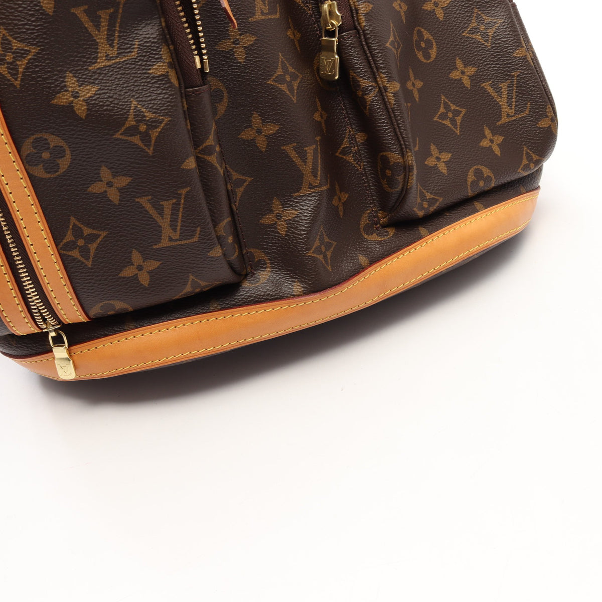 サックアド ボスフォール モノグラム バックパック リュックサック PVC レザー ブラウン ルイヴィトン バッグ LOUIS VUITTON