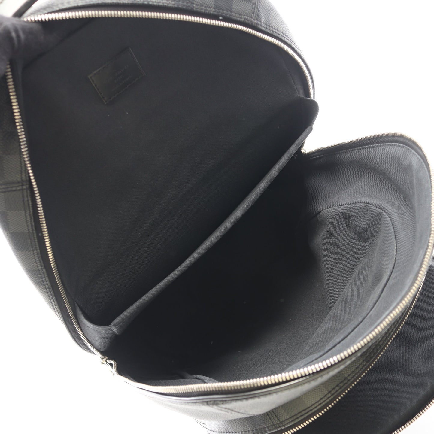 ミカエル ダミエグラフィット バックパック リュックサック PVC レザー ブラック ルイヴィトン バッグ LOUIS VUITTON