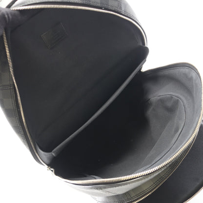 ミカエル ダミエグラフィット バックパック リュックサック PVC レザー ブラック ルイヴィトン バッグ LOUIS VUITTON