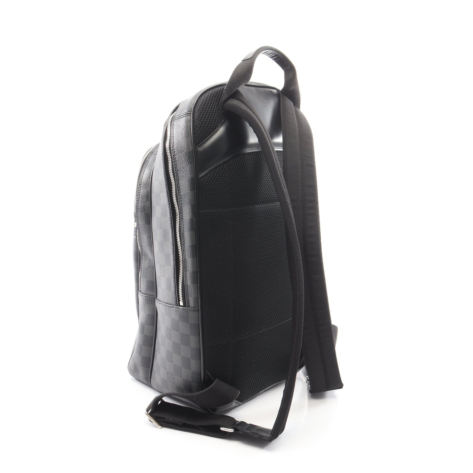 ミカエル ダミエグラフィット バックパック リュックサック PVC レザー ブラック ルイヴィトン バッグ LOUIS VUITTON