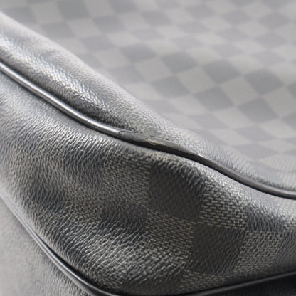 ミカエル ダミエグラフィット バックパック リュックサック PVC レザー ブラック ルイヴィトン バッグ LOUIS VUITTON