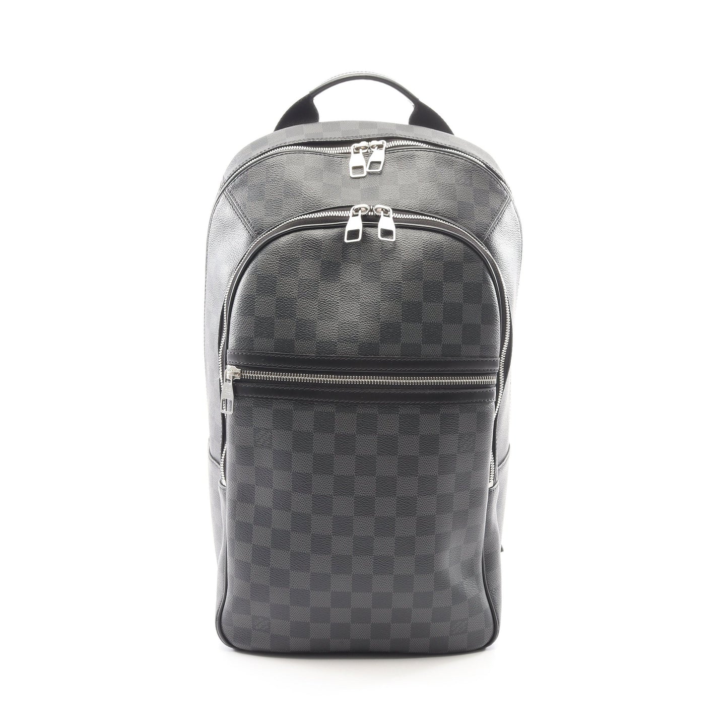 ミカエル ダミエグラフィット バックパック リュックサック PVC レザー ブラック ルイヴィトン バッグ LOUIS VUITTON