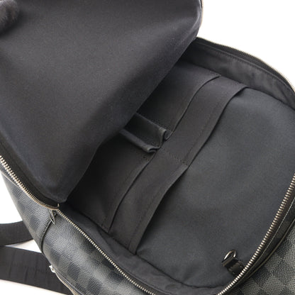 ミカエル ダミエグラフィット バックパック リュックサック PVC レザー ブラック ルイヴィトン バッグ LOUIS VUITTON