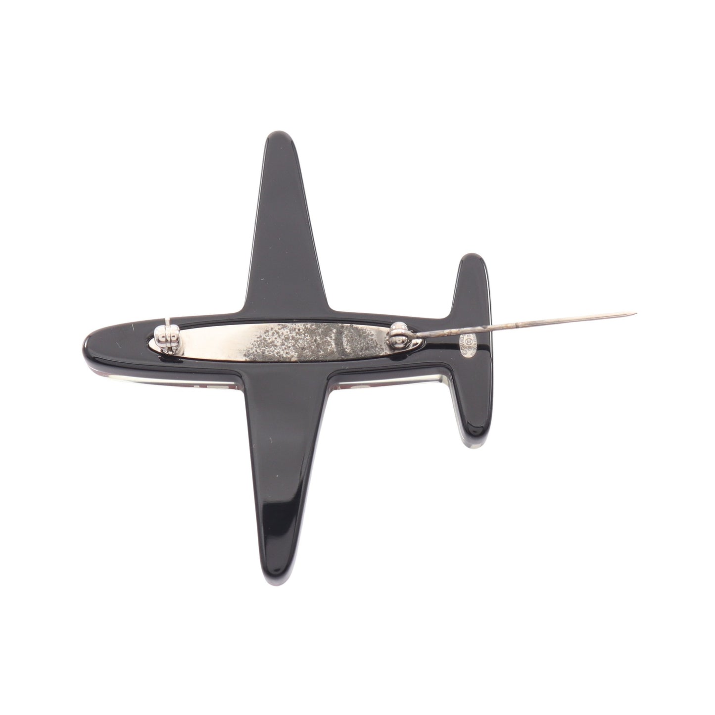 飛行機 ブローチ レッド ホワイト ブルー 16S シャネル