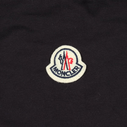 ロゴプリント クルーネック 半袖Tシャツ コットン ダークネイビー マルチカラー モンクレール トップス MONCLER