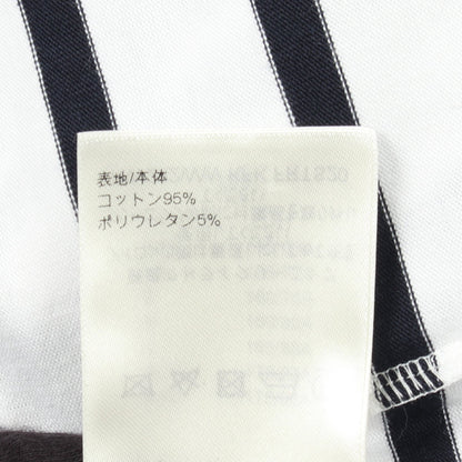 ボーダー アンカー チェーン付き 半袖Tシャツ コットン ホワイト ブラック ルイヴィトン