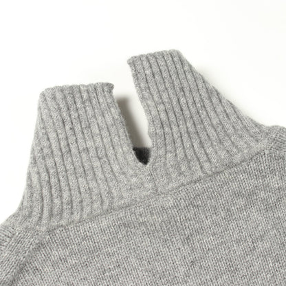 ハイネック ニット カシミヤ コットン グレー ルイヴィトン