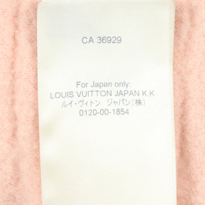 モノグラム エンボス 半袖 ニット ウール ナイロン ライトピンク ルイヴィトン トップス LOUIS VUITTON