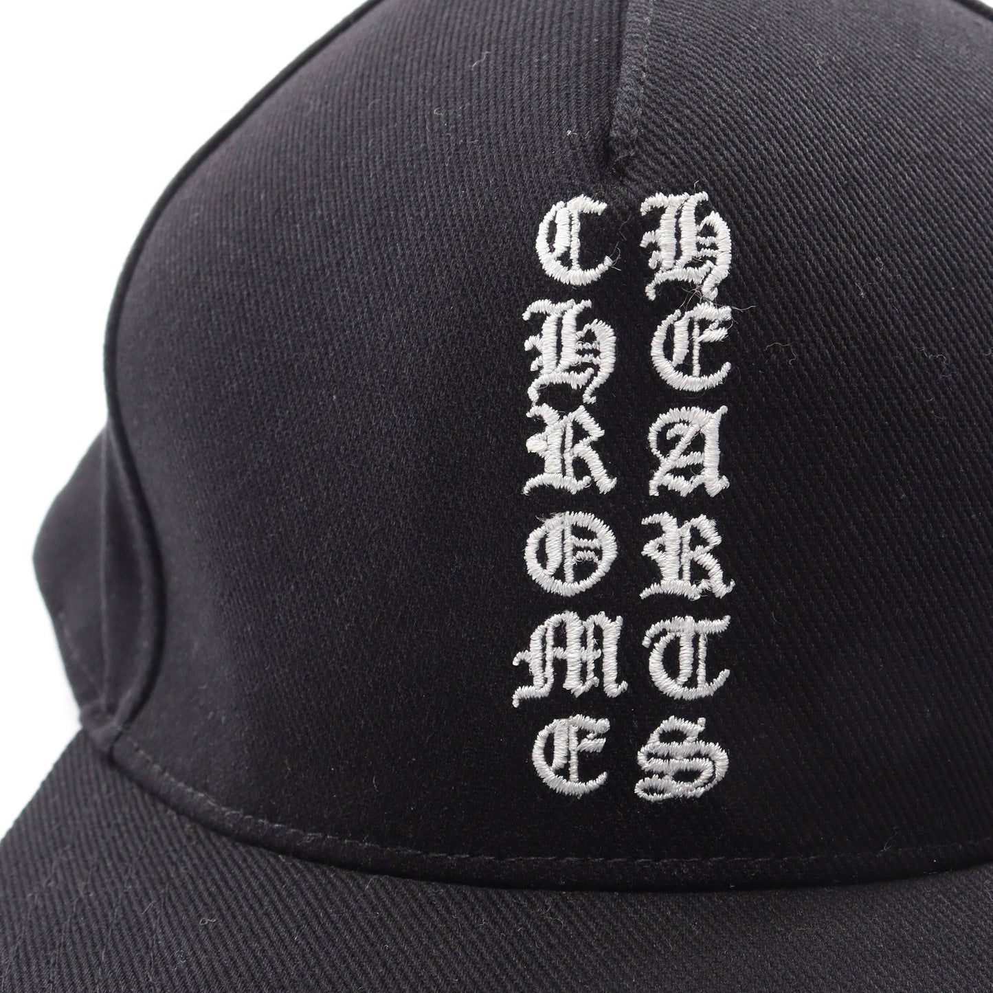 Vertical Logo キャップ 帽子 コットン ブラック クロムハーツ