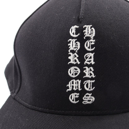 Vertical Logo キャップ 帽子 コットン ブラック クロムハーツ