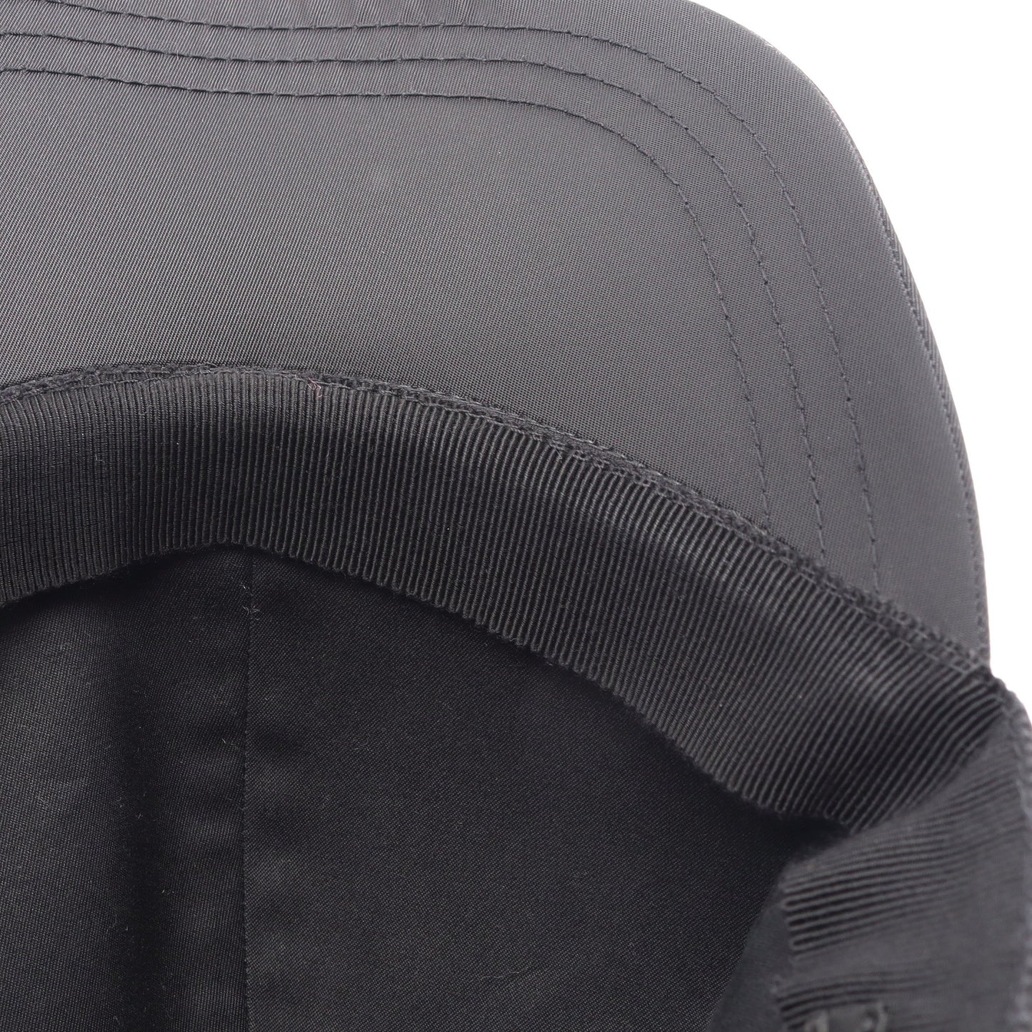 Re-Nylon キャップ 帽子 ナイロン ブラック プラダ