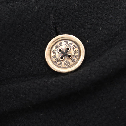 CHクロス クッション インテリア カシミヤ ブラック ダークブラウン クロムハーツ 財布・小物 Chrome Hearts