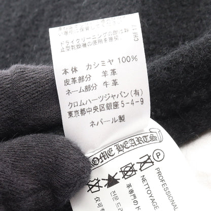 CHクロス クッション インテリア カシミヤ ブラック ダークブラウン クロムハーツ 財布・小物 Chrome Hearts