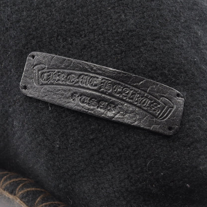 CHクロス クッション インテリア カシミヤ ブラック ダークブラウン クロムハーツ 財布・小物 Chrome Hearts