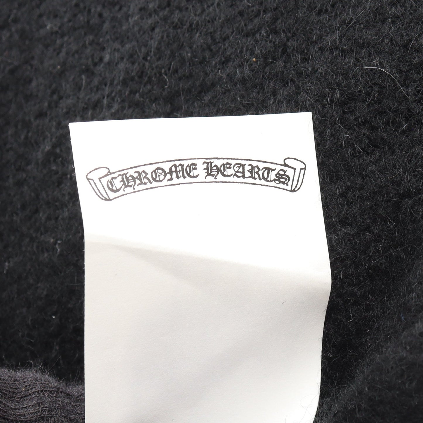 CHクロス クッション インテリア カシミヤ ブラック ダークブラウン クロムハーツ 財布・小物 Chrome Hearts