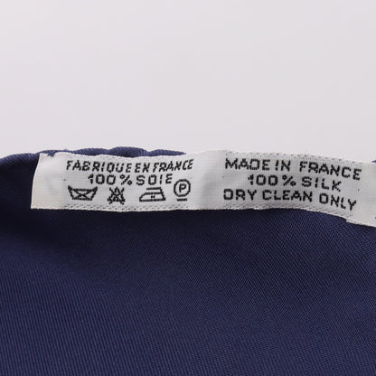 カレ90 Memoire d'Hermes スカーフ シルク ネイビー オフホワイト マルチカラー エルメス