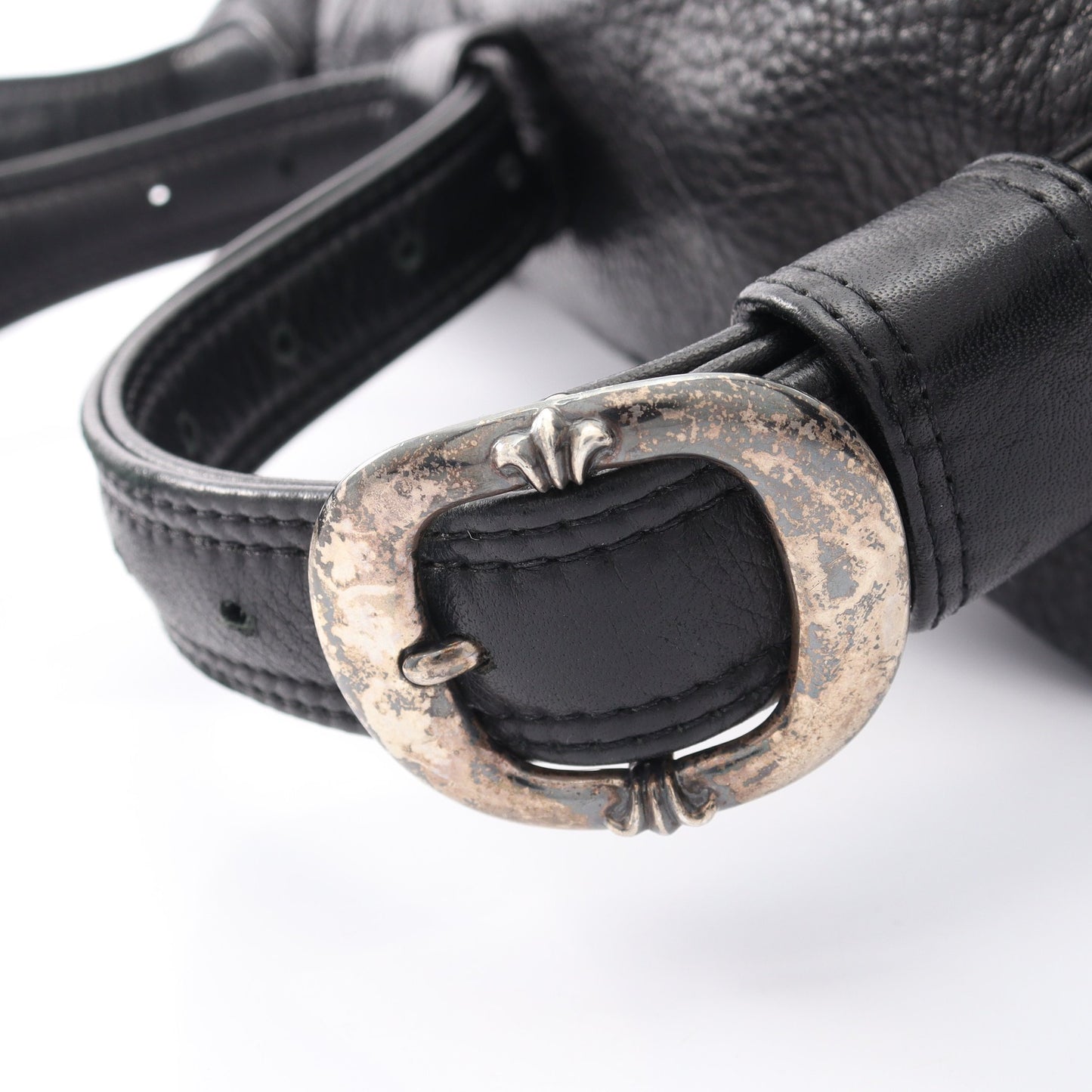 LELO SM CEME STRP ショルダーバッグ レザー ブラック クロムハーツ