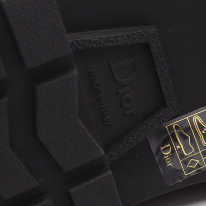 DIORQUAKE スライドサンダル レザー ブラック クリスチャンディオール