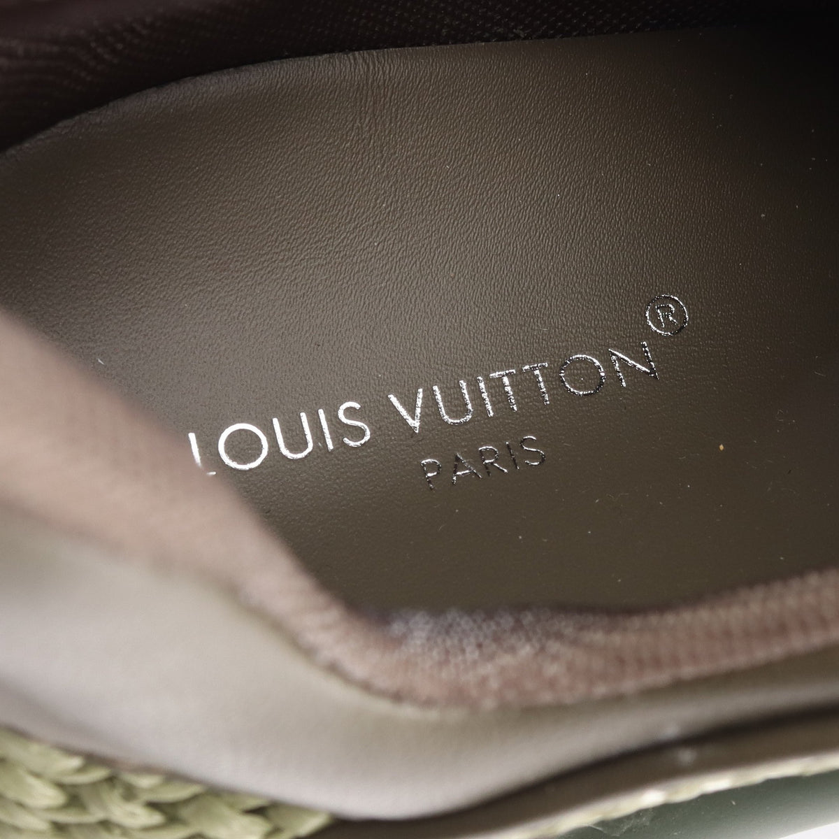 LVアークライト 2.0 スニーカー レザー ファブリック カーキグリーン ルイヴィトン シューズ LOUIS VUITTON