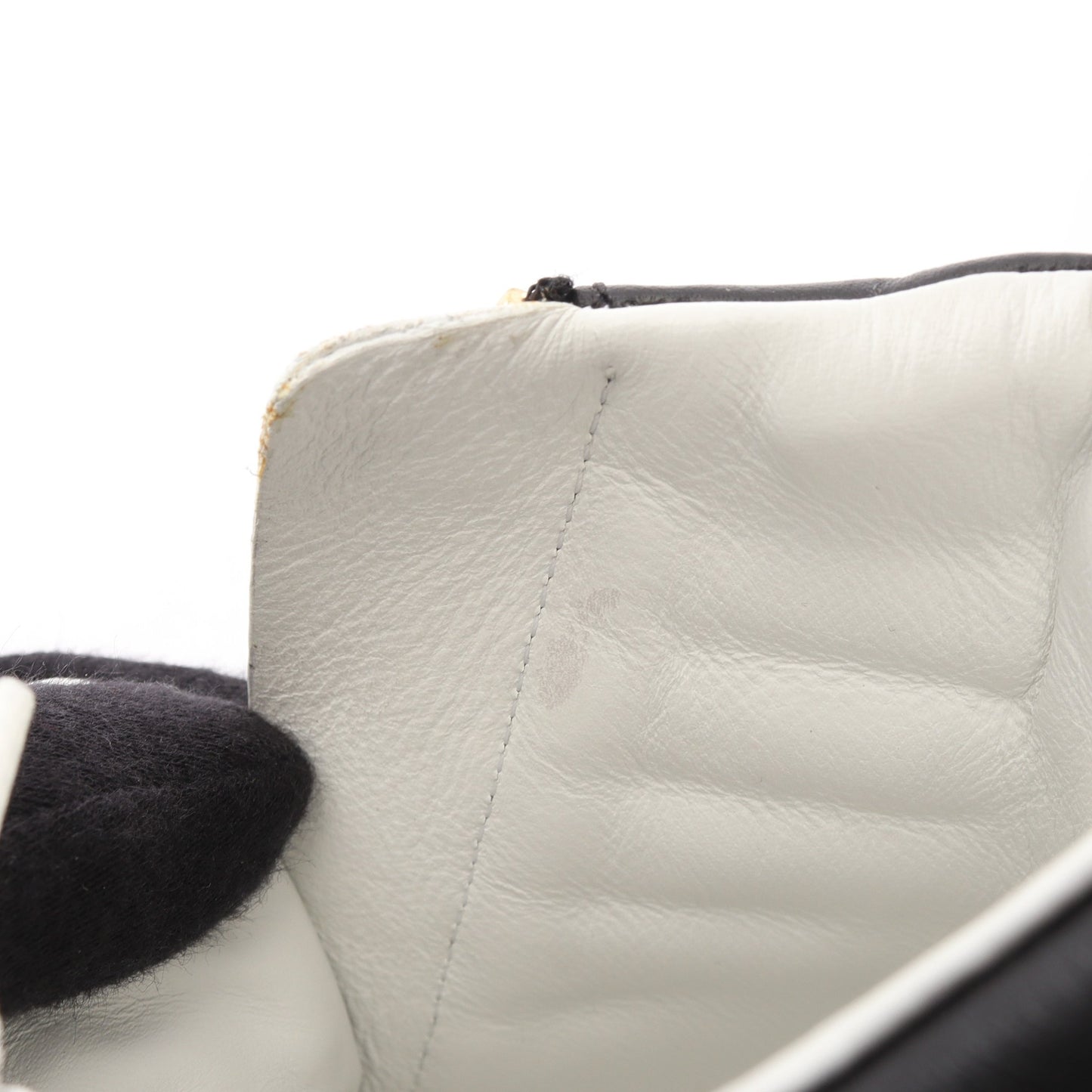 ステラーライン ハイカットスニーカー レザー ブラック ルイヴィトン