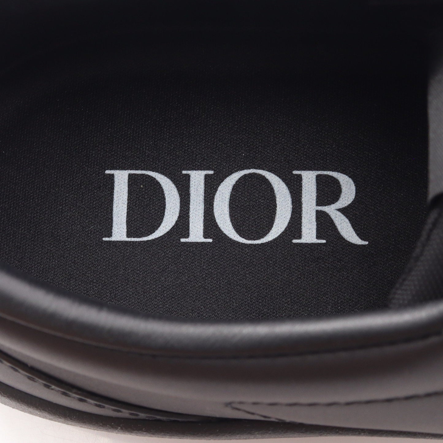 B101 CD Diamond ローカットスニーカー レザー スエード ブラック クリスチャンディオール