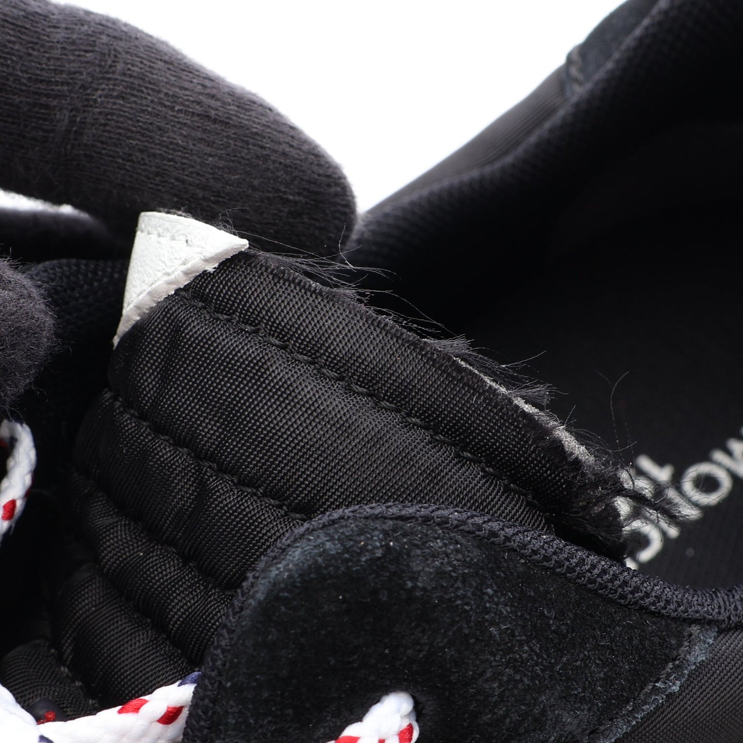 GENIUS 2 MONCLER 1952 ローカットスニーカー スエード ナイロン ブラック ホワイト レッド モンクレール シューズ MONCLER