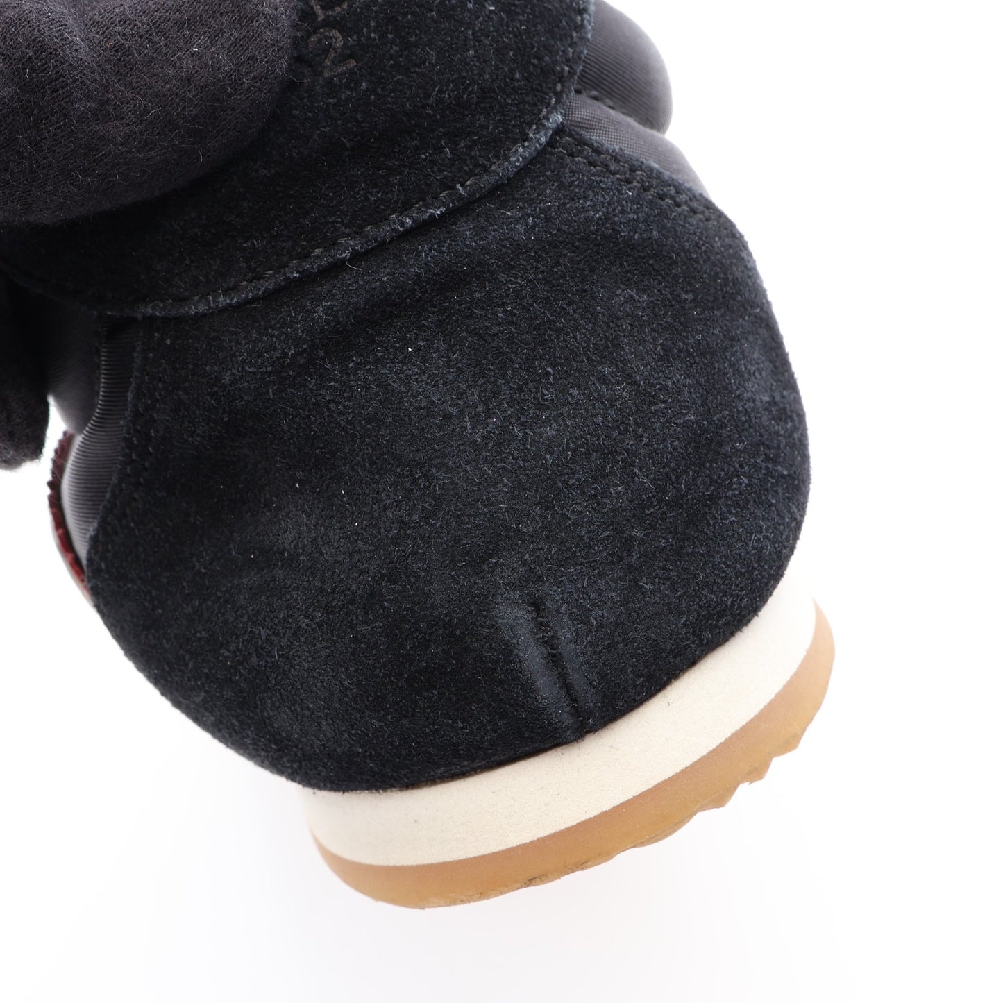 GENIUS 2 MONCLER 1952 ローカットスニーカー スエード ナイロン ブラック ホワイト レッド モンクレール シューズ MONCLER