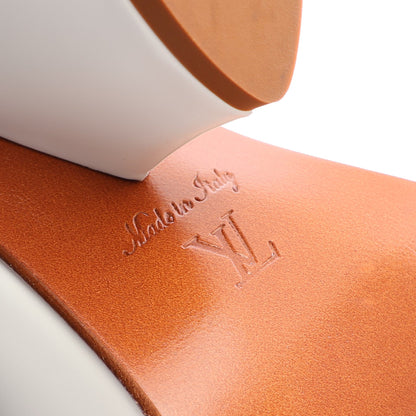 トリニティライン サンダル レザー ホワイト ルイヴィトン シューズ LOUIS VUITTON