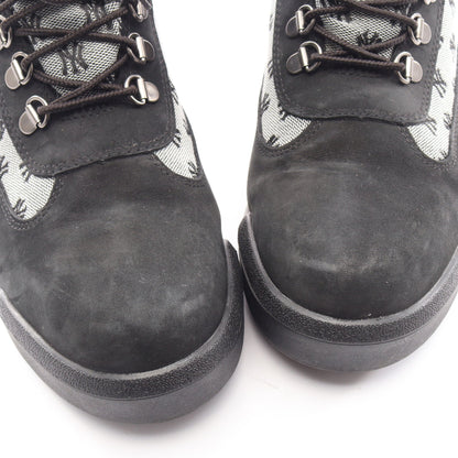 Supreme × Timberland × New York Yankees Field Boot ブーツ スエード キャンバス ブラック シュプリーム