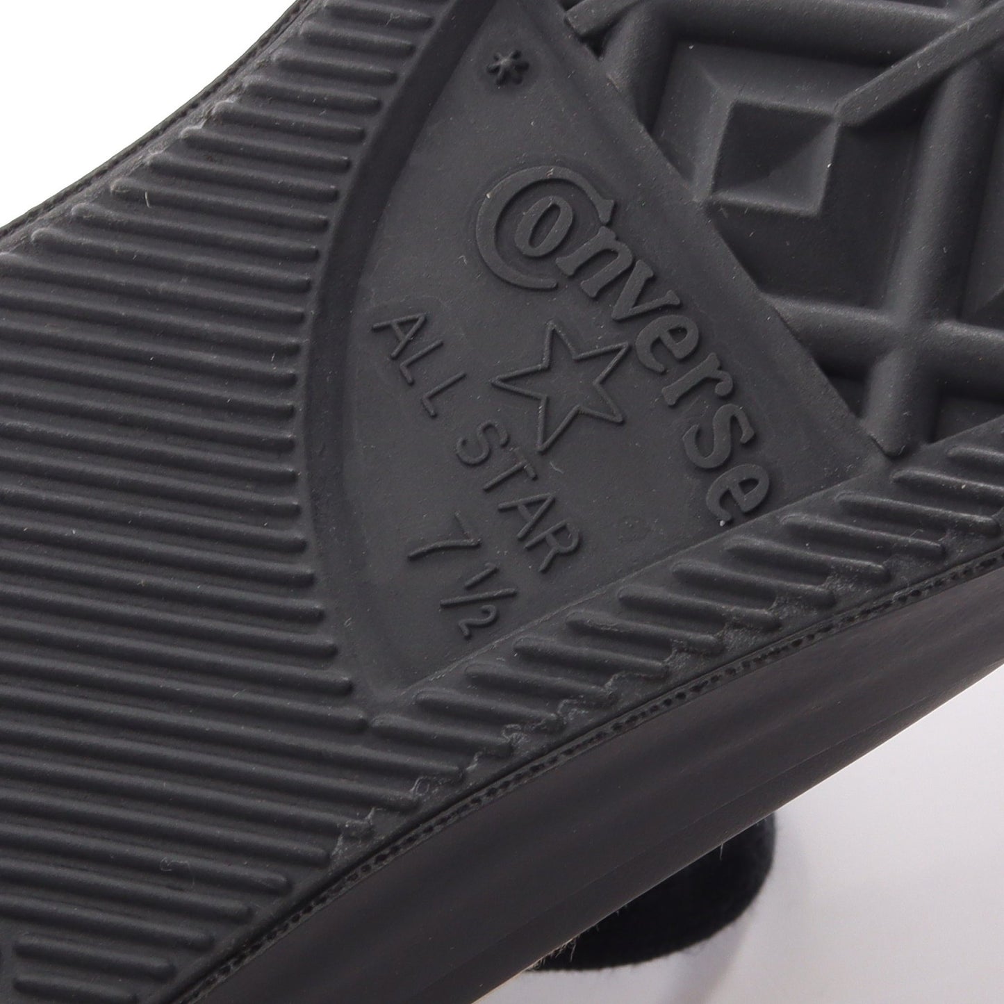 CHROME HEARTS × CONVERSE ALL STAR ハイカットスニーカー キャンバス レザー ベージュ ブラック クロムハーツ