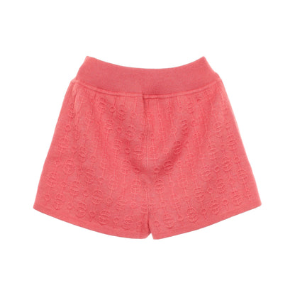 CLIQUETIS ニット ショート パンツ カシミヤ シルク ピンクレッド エルメス