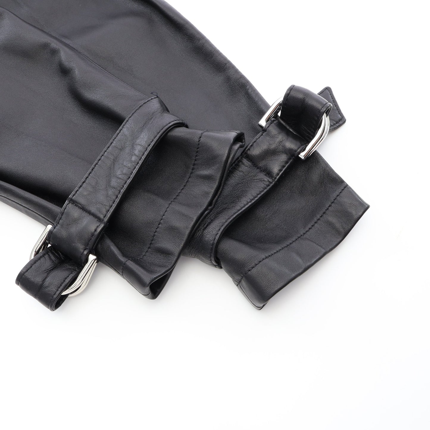 ジップアップ オールインワン レザー ブラック セリーヌ ワンピース CELINE